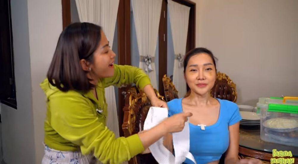 potret wajah baru Lucinta Luna (youtube.com/Farida Nurhan)