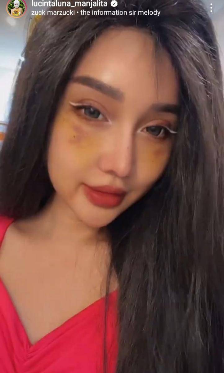 potret wajah baru Lucinta Luna (instagram.com/lucintaluna_manjalita)