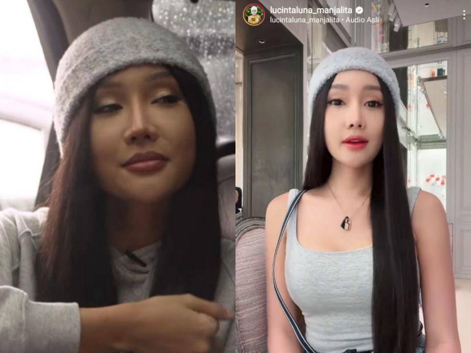 potret wajah baru Lucinta Luna (youtube.com/BW. | instagram.com/lucintaluna_manjalita)