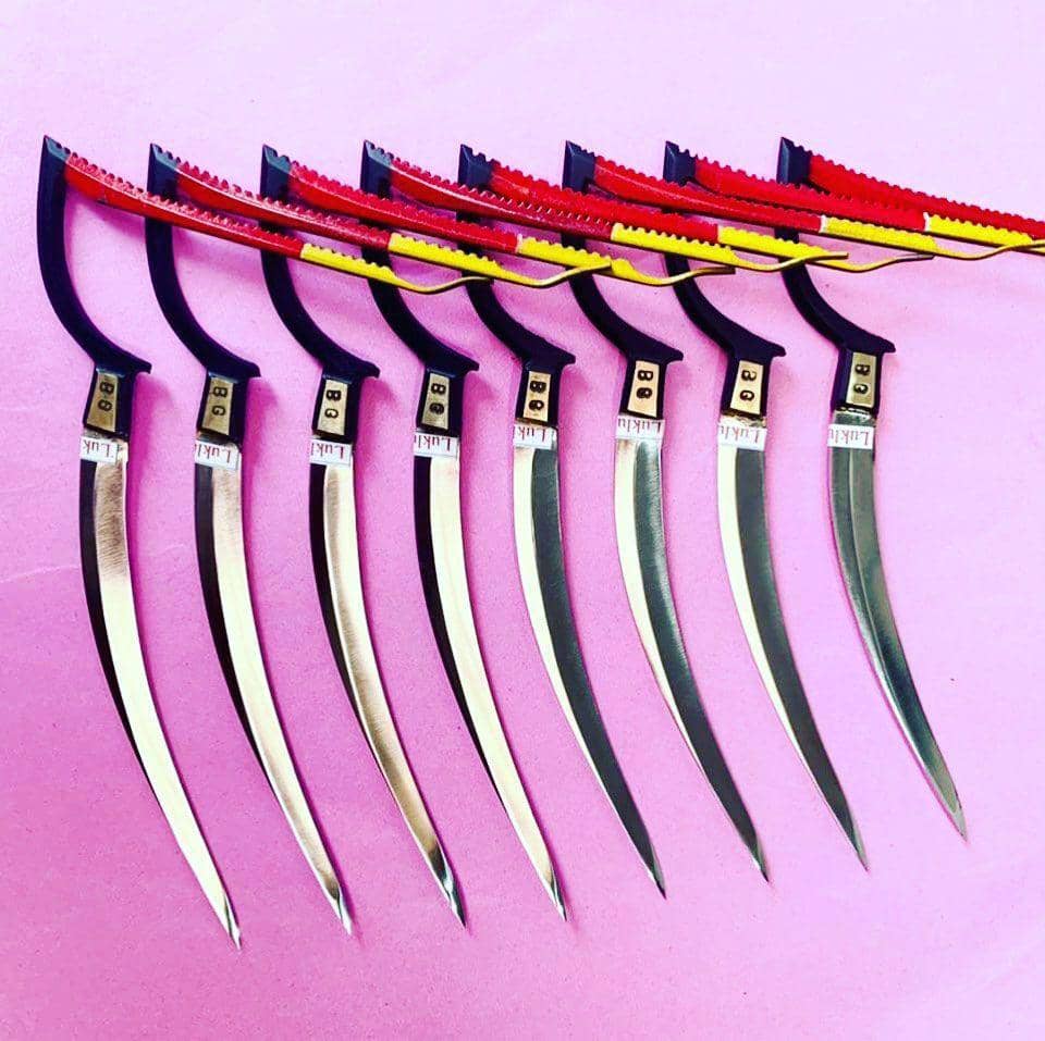 taji digunakan pada saat sabung ayam dan upacara tabuh rah (instagram.com/tajicobaltdewa999)