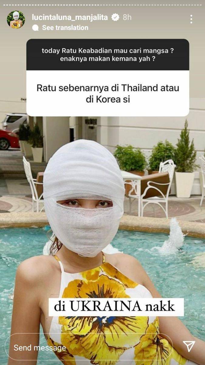 QnA Lucinta Luna kocak (instagram.com/lucintaluna_manjalita)