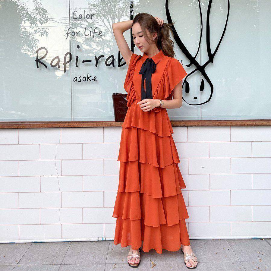 refrensi dress ala Aye Sarunchana (instagram.com/aye_sarun)