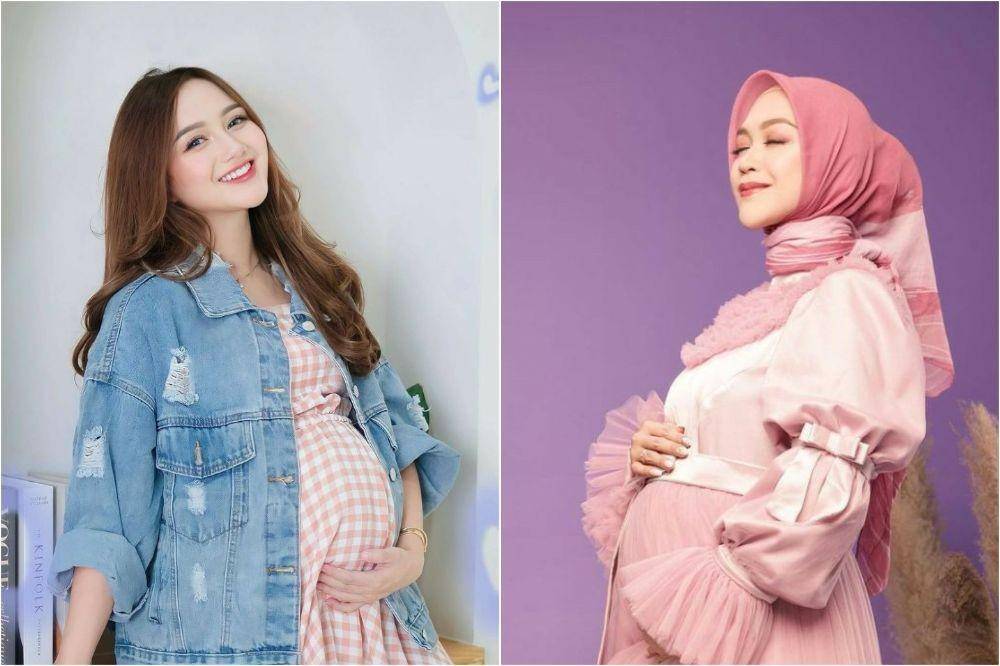 artis jalani kehamilan anak pertama di tengah bulan Ramadan 2022 (instagram.com/nandaarsynt | instagram.com/riaricis1795)