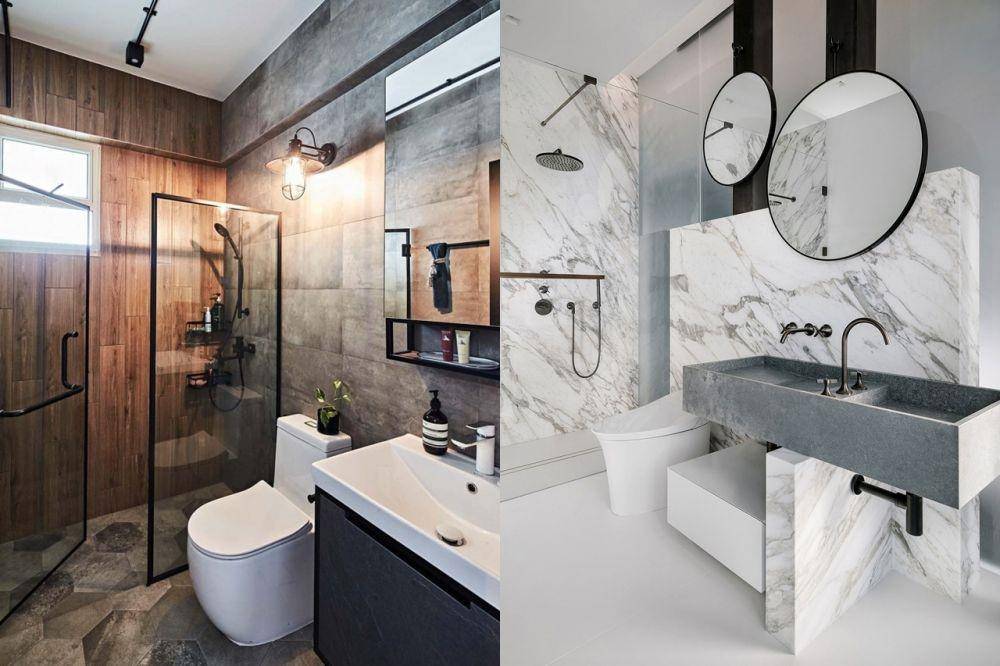 Desain Kamar Mandi dengan Kloset Duduk (Berbagai Sumber)