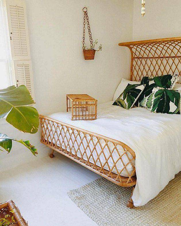 ilustrasi kamar tidur bernuansa tropis (pinterest.com/Hunker)