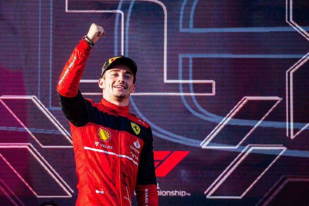 Charles Leclerc seusai balapan GP Australia 2022 (twitter.com/ScuderiaFerrari)
