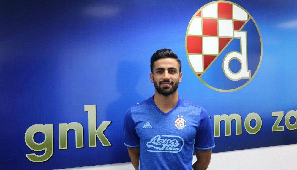 Sadegh Moharrami bersama Dinamo Zagreb (twitter.com/FootballScoutIR)