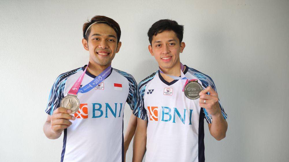 Fajar Alfian/Muhammad Rian Ardianto jadi runner-up di Korea Open 2022 (Dok.PP PBSI)
