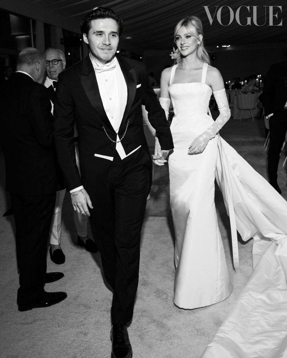 potret pernikahan Brooklyn Beckham dan Nicola Peltz (instagram.com/brooklynbeckham)