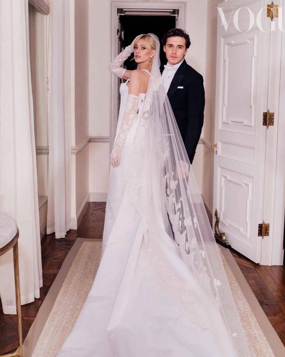 potret pernikahan Brooklyn Beckham dan Nicola Peltz (instagram.com/hairbyadir)