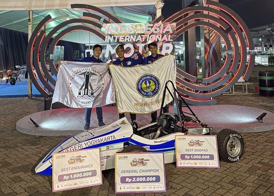 Tim Garuda EV-22 UNY Jadi Juara Umum di FESC IIMS 2022