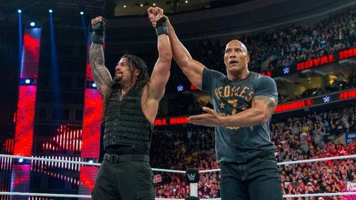 Potret Roman Reigns & The Rock (dok. WWE/ Roman Reigns)