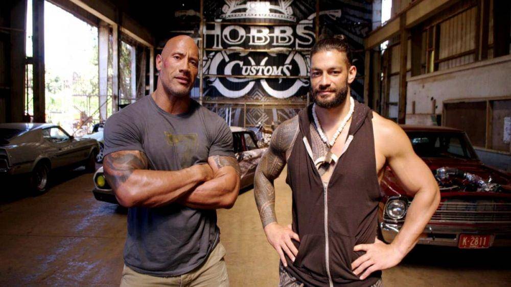 Potret Roman Reigns & The Rock (dok. WWE/ Roman Reigns)