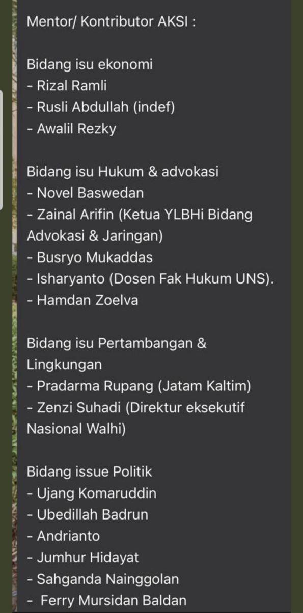 Pesan berantai terkait assessment aksi 11 April 2022 (www.twitter.com/@nazaqistsha)