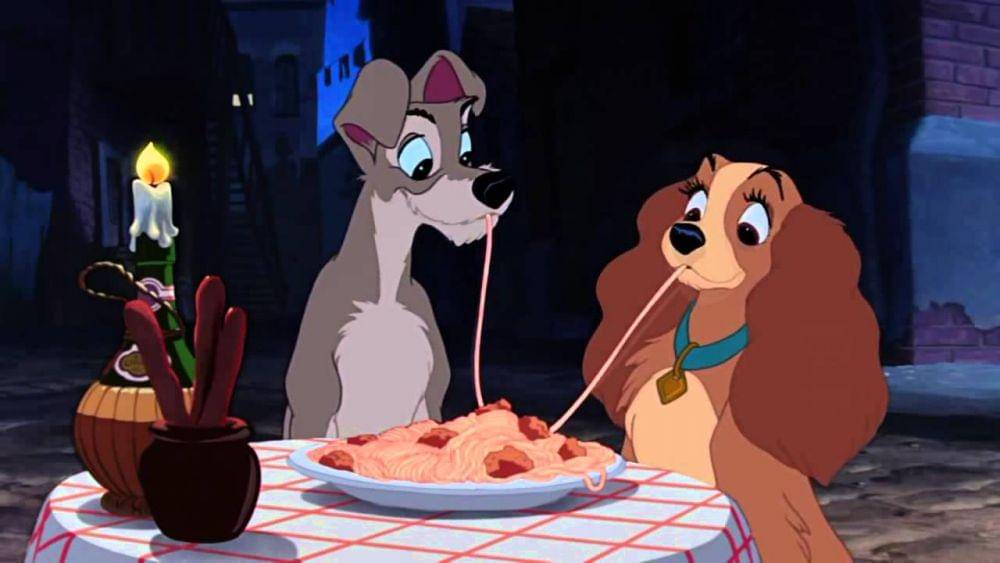Potret makanan Spaghetti with Meatballs (dok. Disney/ Lady and the Tramp)