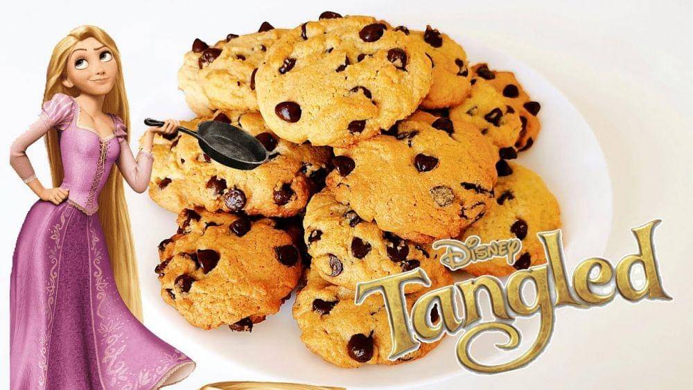 Potret makanan Chocolate Chip Cookies (dok. Disney/ Tangled)