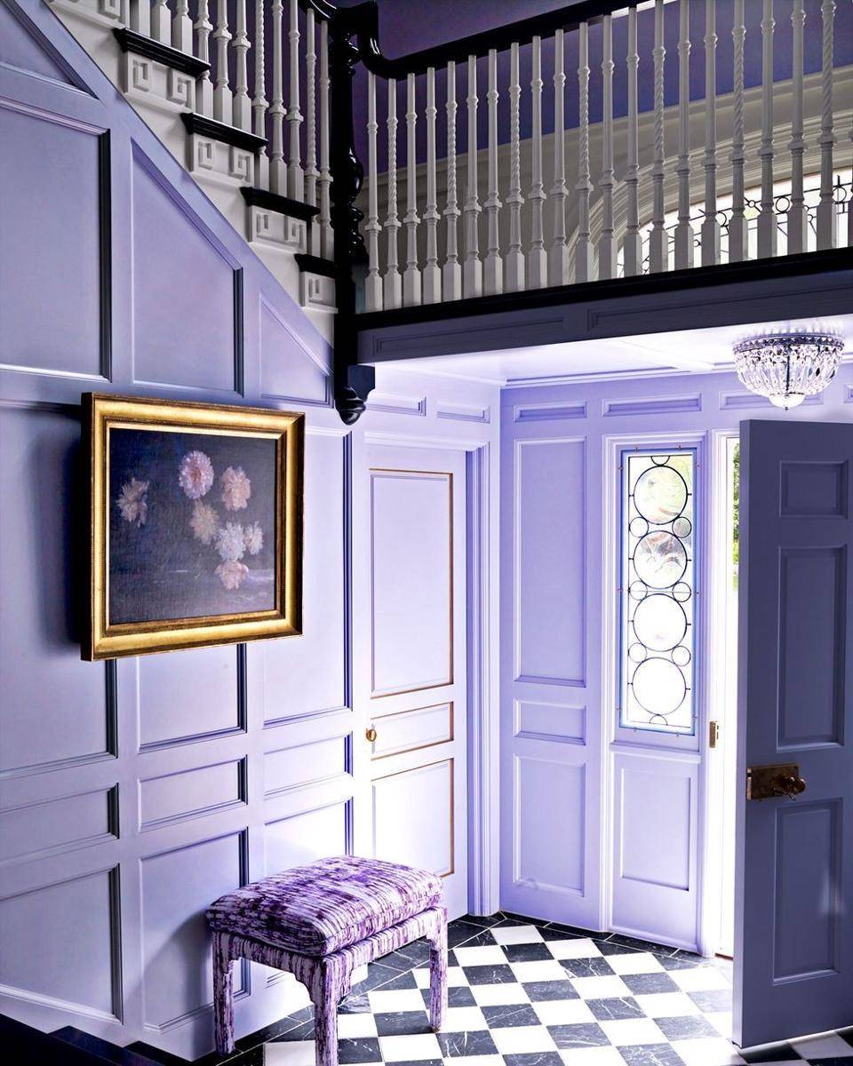 Desain Interior Warna Ungu (housebeautiful.com)