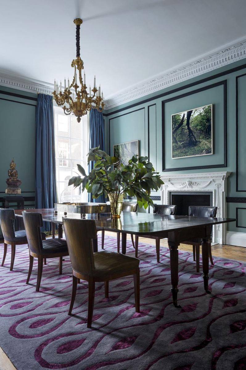 Desain Interior Warna Ungu (elledecor.com)