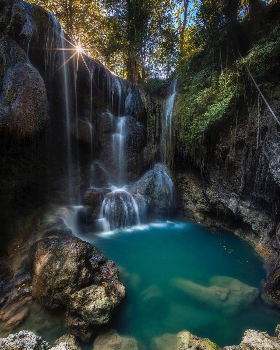 potret Air Terjun Oenesu (Instagram.com/novian_altelucav)