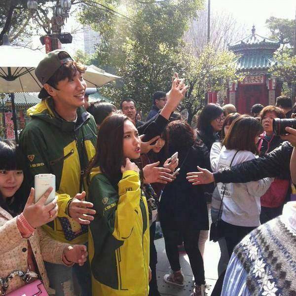 Lee Kwang Soo dan Fei (twitter.com/Kai2dakzky)