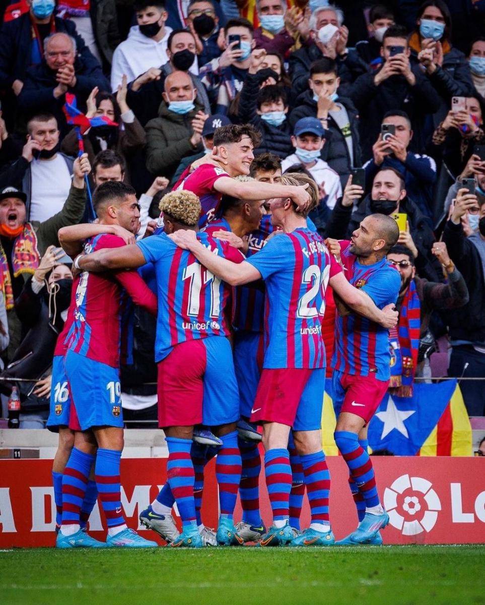Barcelona menang 4-2 atas Atletico Madrid pada 6 Februari 2022. (instagram.com/pablogavi)