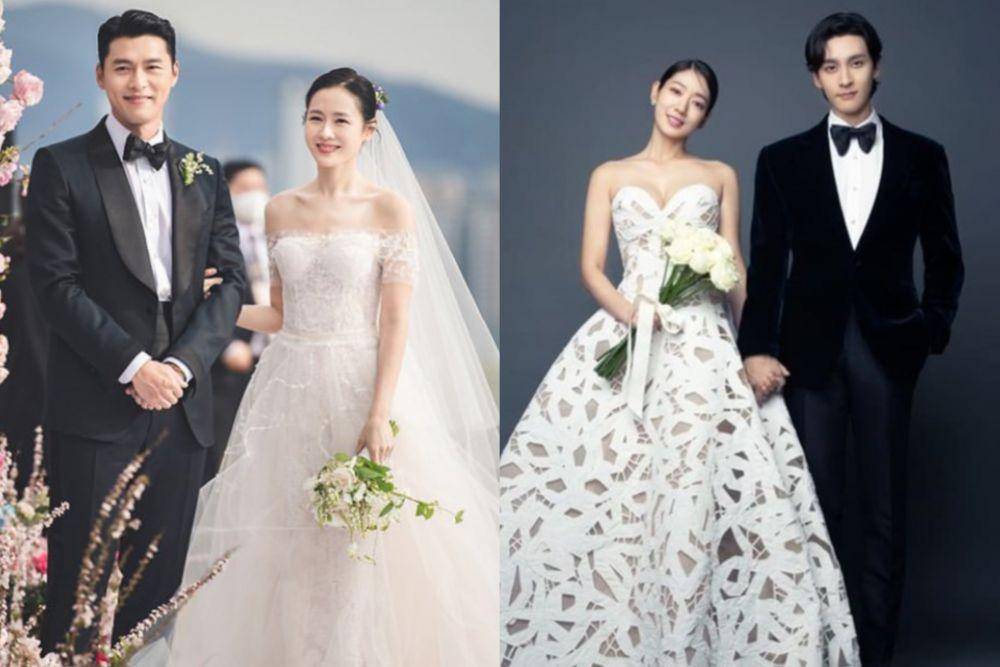 Hyun Bin dan Son Ye Jin serta pasangan Park Shin Hye dan Choi Tae Joon (instagram.com/vast.ent | instagram.com/salt_ent)