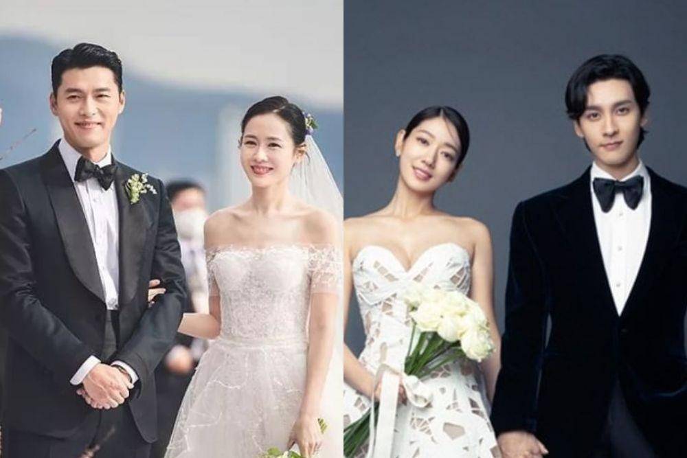 Hyun Bin dan Son Ye Jin serta pasangan Park Shin Hye dan Choi Tae Joon (instagram.com/vast.ent | instagram.com/salt_ent)