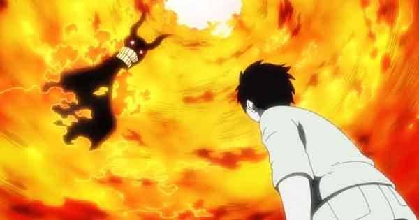 Shinra dan iblis jelmaan ibunya ( Dok., David Production / Fire Force )