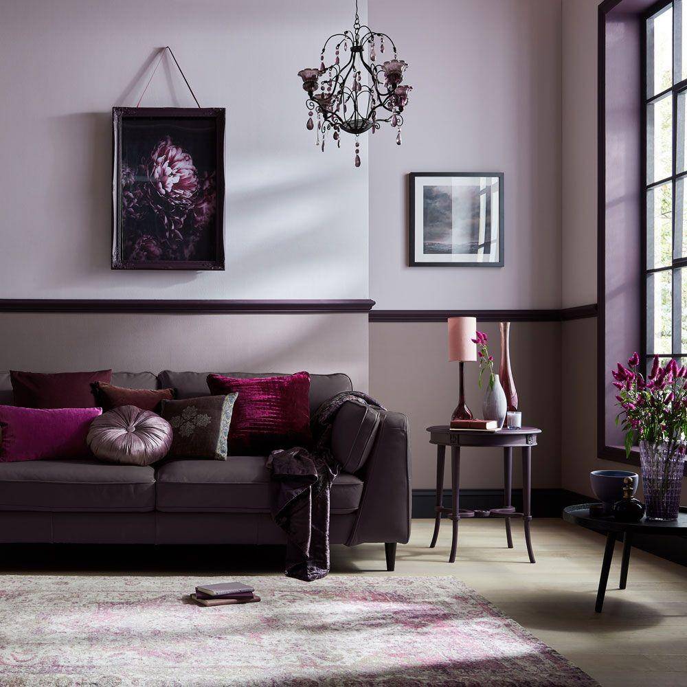 Desain Interior Warna Ungu (idealhome.co.uk)