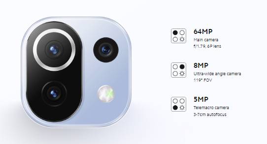Kamera Xiaomi 11 Lite 5G NE (dok. Mi Global/Xiaomi 11 Lite 5G NE)