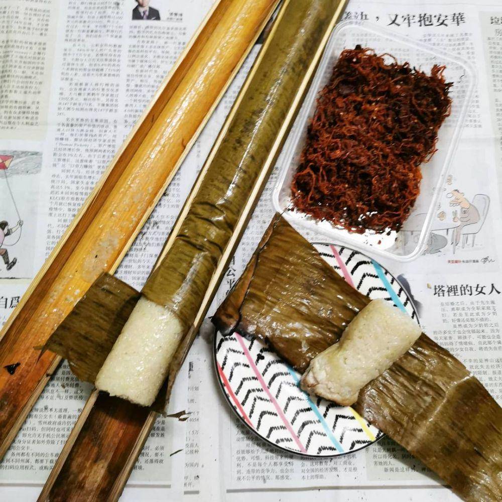 Ilustrasi gambar lemang (instagram.com/jijitankyy)