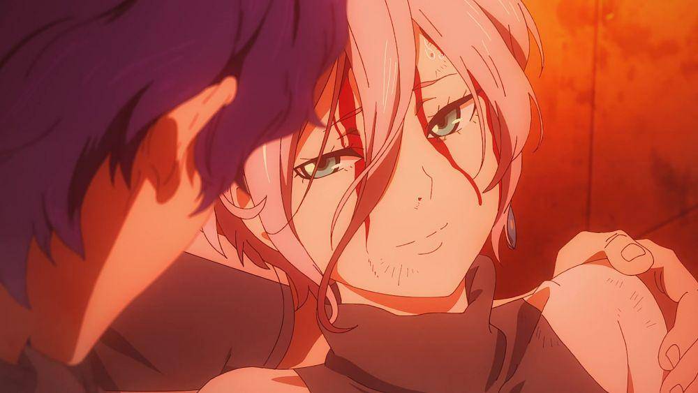 Asumi terjebak kebakaran di SD Takara. (dok. CloverWorks/Tokyo 24th Ward)