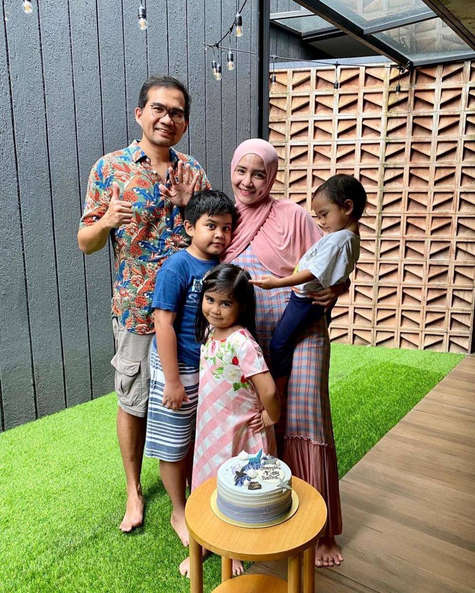 potret keluarga Intan Nuraini (instagram.com/intan_nuraini23)