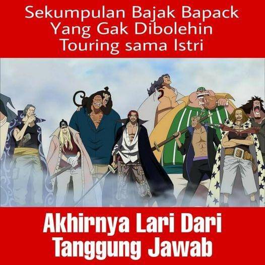 Kelakuan asli Red Hair Pirates di belakang layar ( facebook.com/ Rick R)
