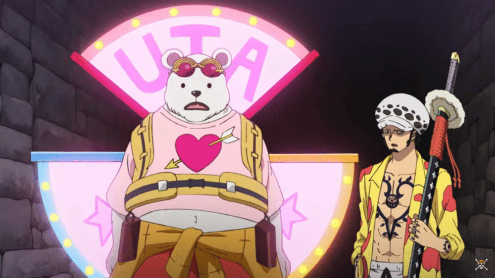 Bepo dan Law di One Piece Film Red. (Dok. Toei Animation/One Piece Film Red)