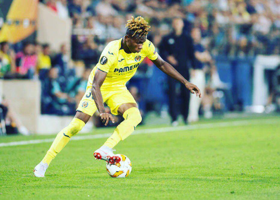 Samuel Chukwueze debut bersama Villarreal (twitter.com/chukwueze_8)