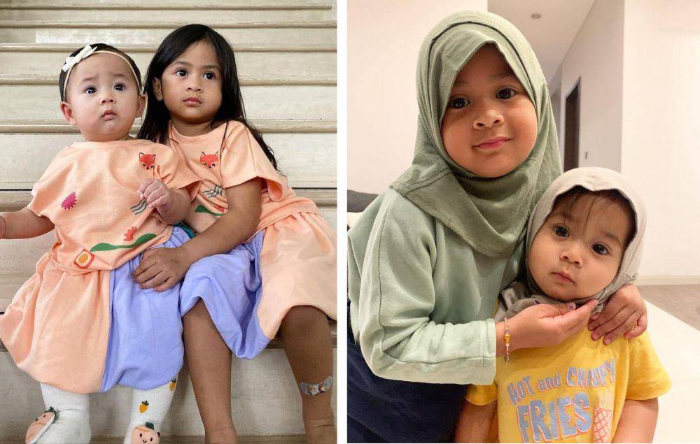 kolase potret Ansara Maisadipta dan Aruni Damina Tamin (instagram.com/cacatengker)
