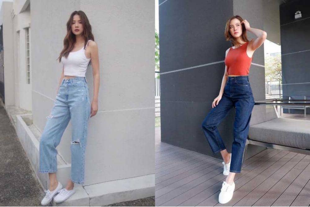 10 Mix and Match Tank Top ala Baifern Pimchanok, Simpel