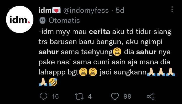 cuitan receh saat sahur (twitter.com/indomyfess)