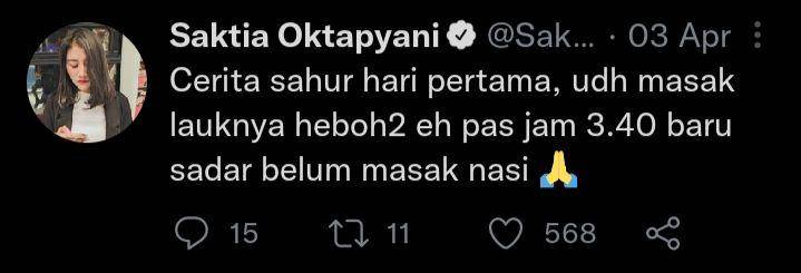cuitan receh saat sahur (twitter.com/Saktiaoktavni)