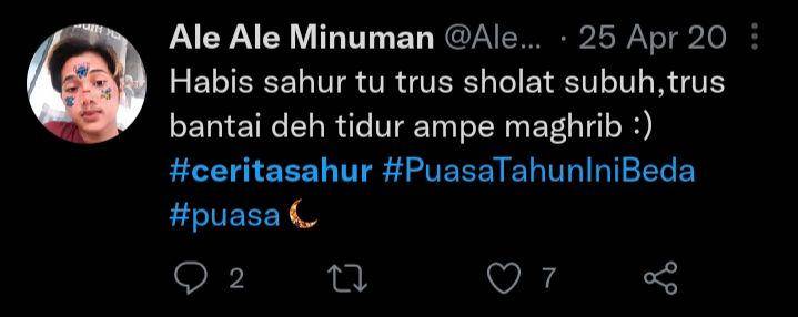 cuitan receh saat sahur (twitter.com/AleMuhammad01)