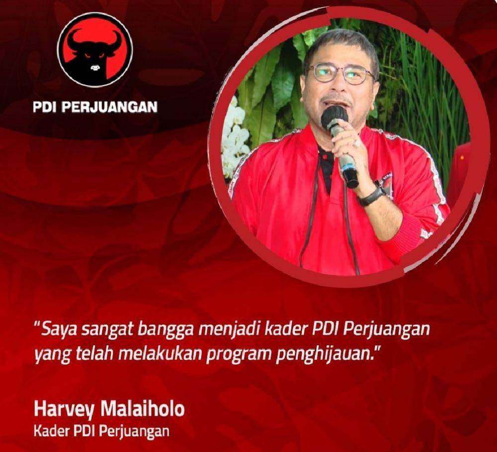 Kader PDI Perjuangan, Harvey Malaiholo (www.twitter.com/@PDI_Perjuangan)