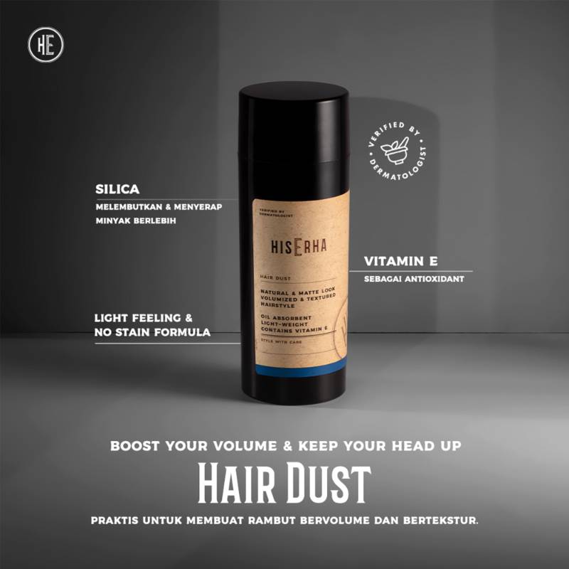 His Erha Hair Dust (shopee.co.id)