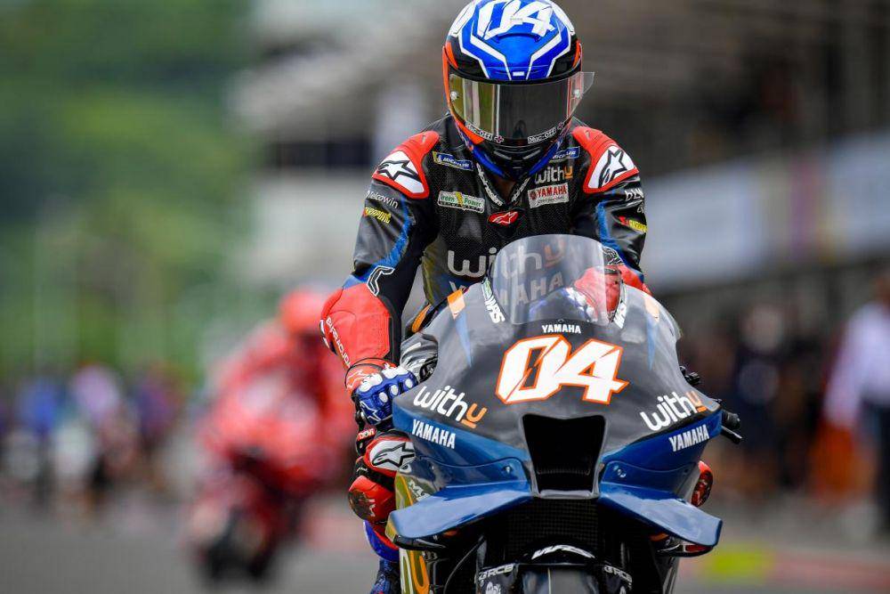 pembalap WithU RNF Yamaha Andrea Dovizioso (motogp.com)