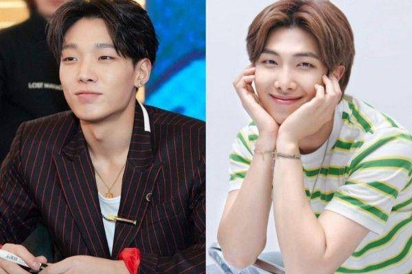 Bobby iKON dan RM BTS (facebook.com/OfficialYGiKON | facebook.com/bangtan.official)