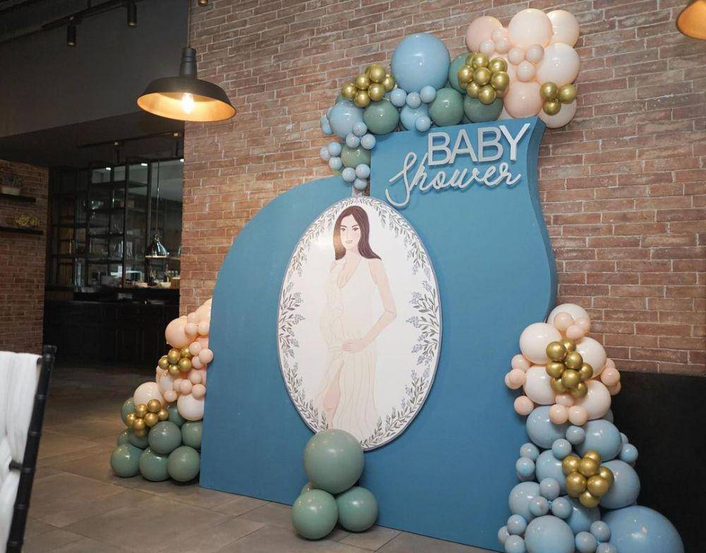 Momen baby shower Jessica Iskandar di Jakarta. (instagram.com/theresawienathan)