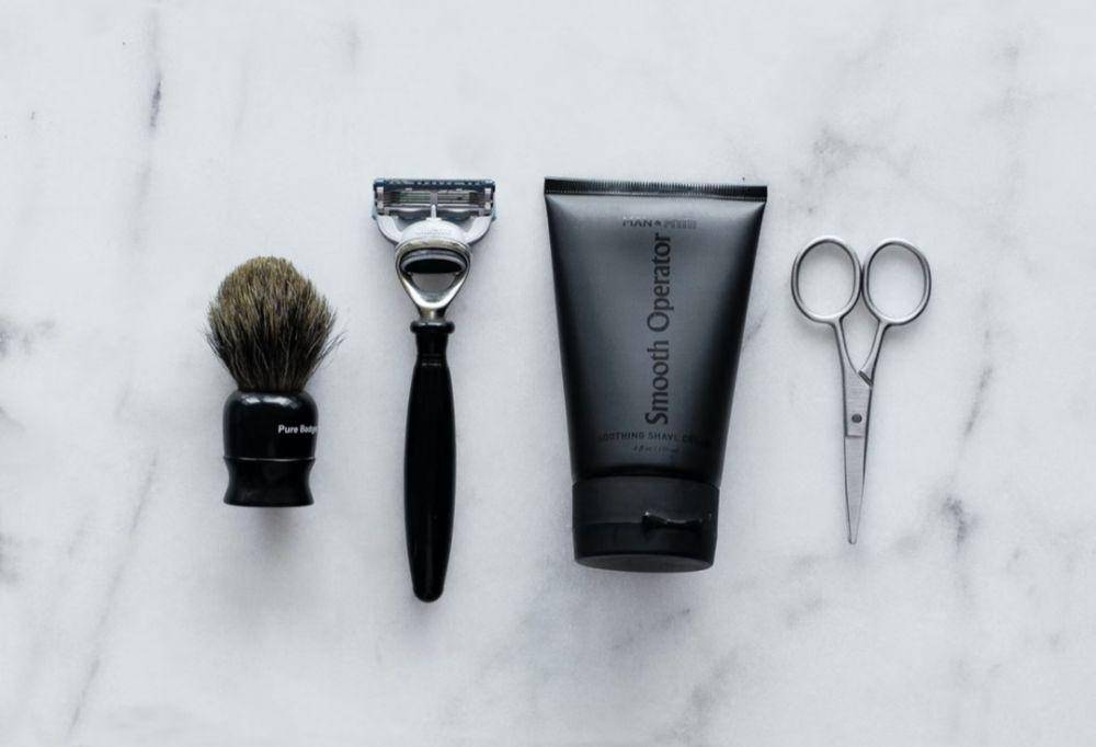 ilustrasi produk shaving cream (unsplash.com/The Nix Company)