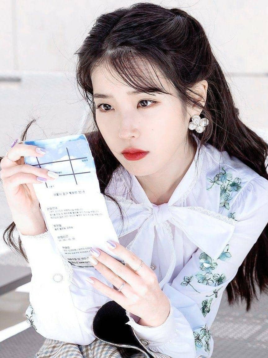 nail art IU (twitter.com/PopnailsK)