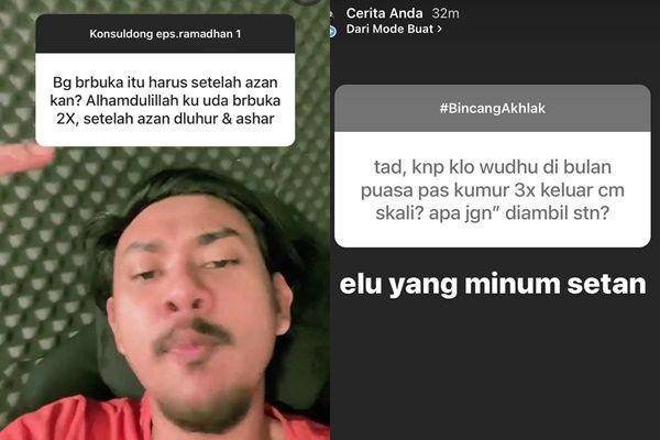 pertanyaan warganet seputar Ramadan (tiktok.com/@khaliltoktok | twitter.com/jek___)