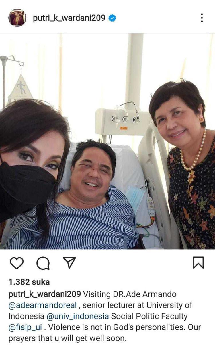 Anggota Wantimpres Jenguk Ade Armando Tuai Kritik Keras Publik